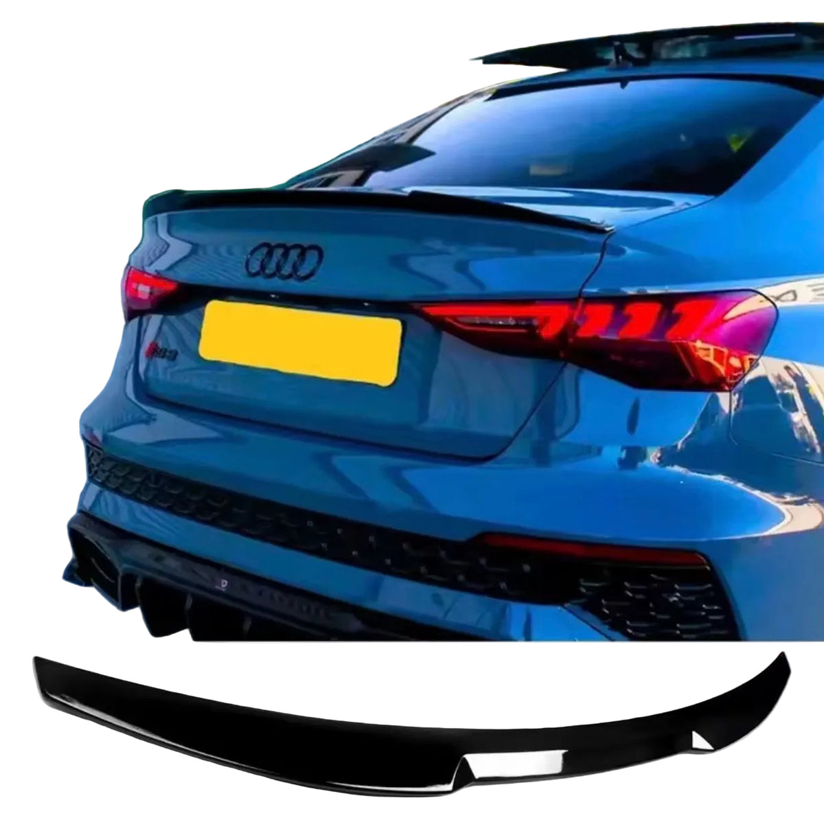 Audi A3 8Y (2020+) | Gloss Black Rear Boot Spoiler