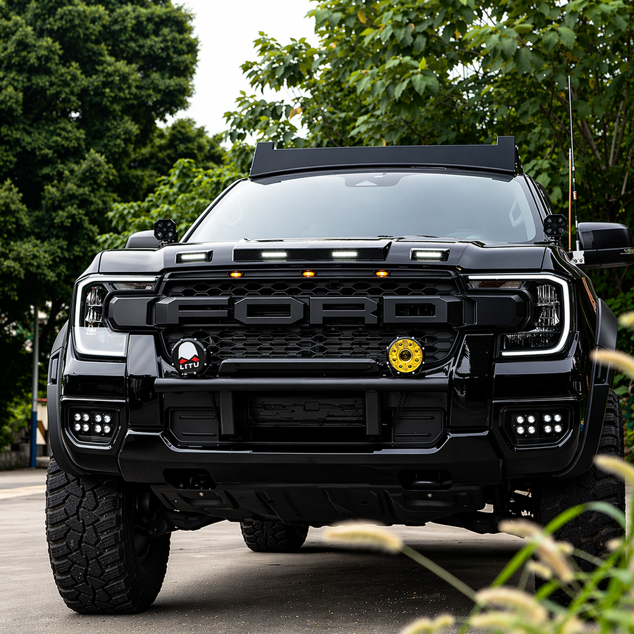 Ford Ranger T9 / Everest (2022–Present) | Raptor Style LED Front Grille