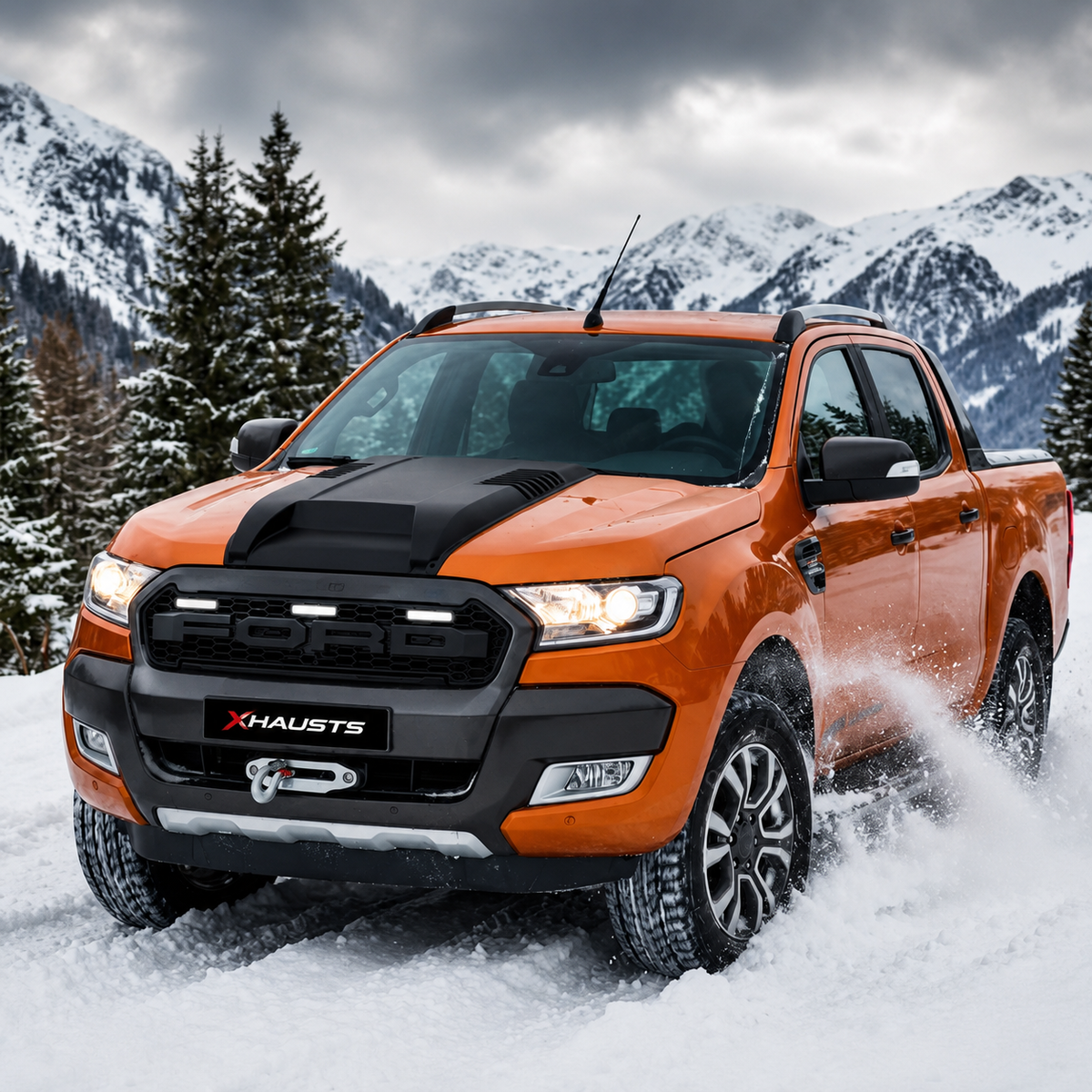 Ford Ranger T7 / T8 (2015–2022) | Bonnet Scoop Hood Cover