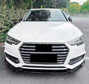 Audi A4 B9 S Line / S4 (2016–2019) | Gloss Black Front Splitter