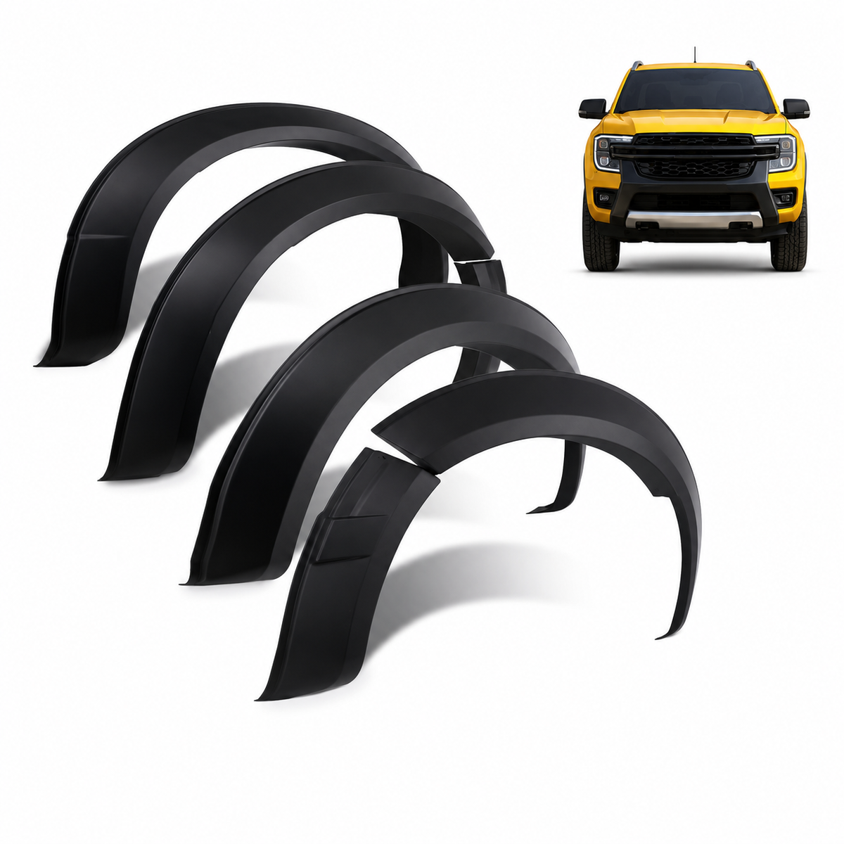 Ford Ranger T9 (2023–Present) | 5” Wide Body Wheel Arch Fender Flare Kit