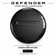 Defender L663 (2020–Present) | Colour-Matched Spare Wheel Cover with Lettering