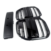 BMW 4 Series G22/G23 GT-Style Gloss Black Front Grille | 2021–2023