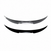 BMW 5 Series G30 G31 G38 M4 style rear spoiler in carbon look and gloss black finishes