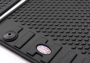 Close-up of raised anti-slip texture and retention point