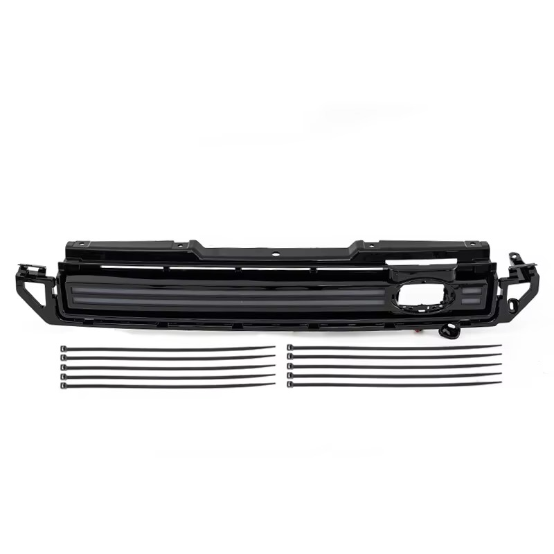 Defender 90 / 110 / 130 L663 (2020–2025) | Gloss Black LED Front Grille