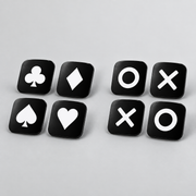 Poker suit and XOXO tail-light sticker insert designs for Land Rover Defender L663
