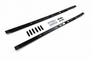 Pair of Defender roof rails with fixings and mounting hardware