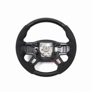 Carbon fibre and Alcantara-style steering wheel