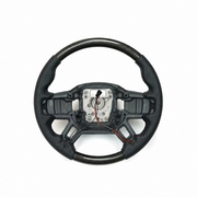 Carbon fibre and perforated Nappa steering wheel