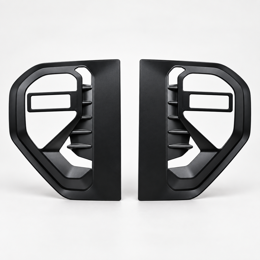 Ford Ranger Next-Gen (2023–2026) | Matte-Black Side-Vent Cover Trims – Pair