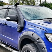 Ford Ranger T6 fitted with black raised-air-intake snorkel