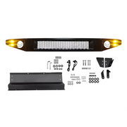 Suzuki Jimny narrow front bumper kit with amber LED lights and mounting hardware