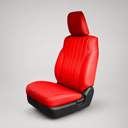 Suzuki Jimny JB64 JB74 red Nappa-style front seat cover