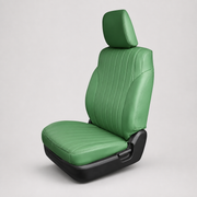 Suzuki Jimny JB64 JB74 green Nappa-style front seat cover