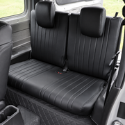 Suzuki Jimny JB64 JB74 fitted black rear bench seat covers