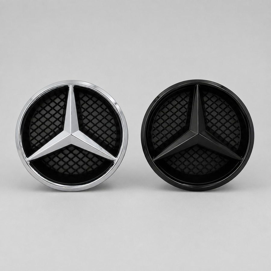 3D Front Grille Star Emblem Badge - Compatible with Mercedes-Benz W204/W205/W213/X253