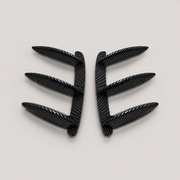 Mercedes A-Class W176 carbon-look rear bumper canard pair
