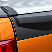 Close-up of textured black Ranger tailgate cover